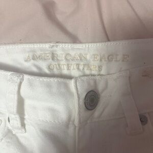 American Eagle white jeans shorts